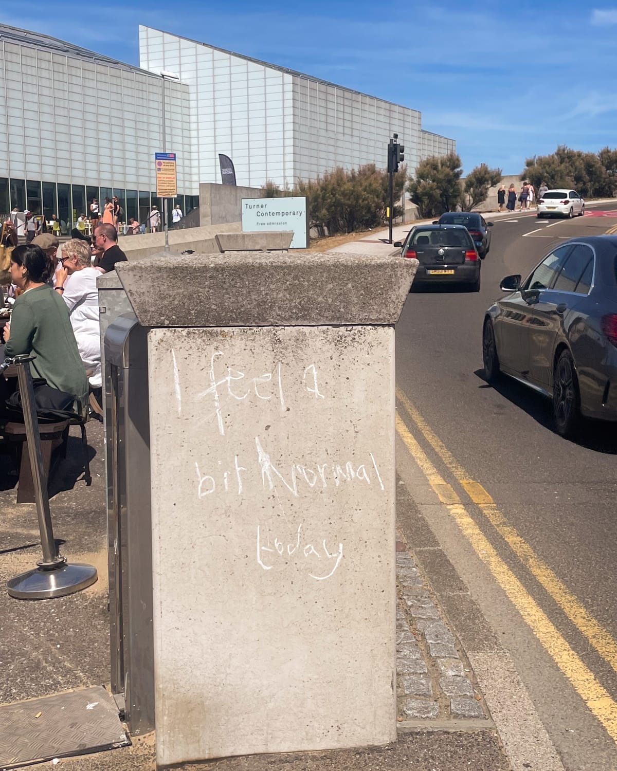 I feel a bit normal today